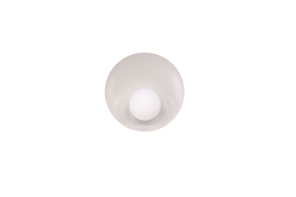 Imagine Vă rugăm să traduceți complet Le Havre Wall Lamp - Light grey / White glass