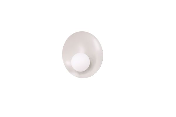 Imagine Vă rugăm să traduceți complet Le Havre Wall Lamp - Light grey / White glass