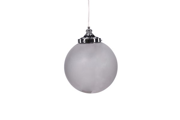 Imagine Vă rog să traduceți complet Lampa pendant Lemans - Negru / Sticlă fumurie