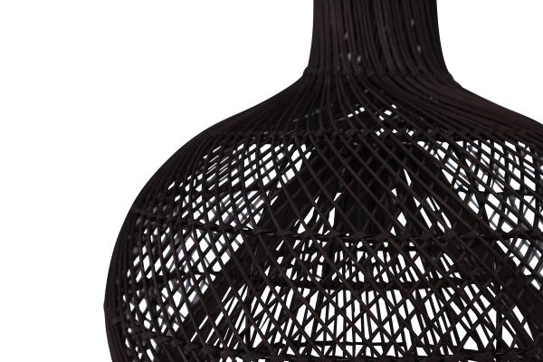 Imagine Lampa Laroche Pendant - Negru / Negru maro închis