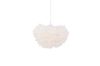 Imagine Nicola - Small Pendant Lamp - White / White artificial feather