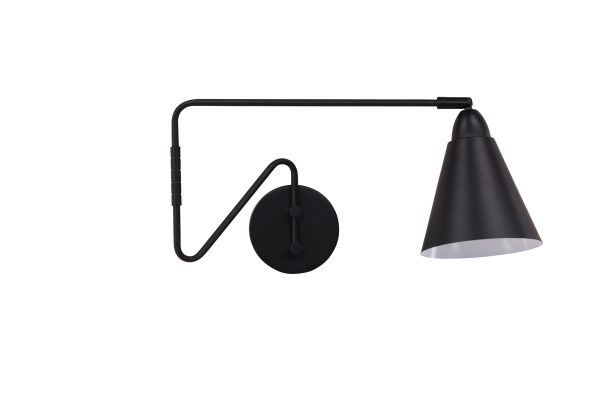 Imagine Lampa de perete Amicola - Negru / Negru