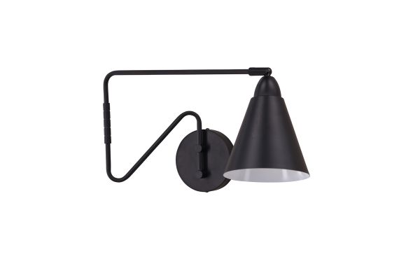 Imagine Lampa de perete Amicola - Negru / Negru