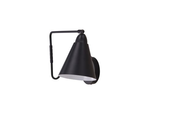 Imagine Lampa de perete Amicola - Negru / Negru