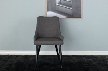 Imagine Vă rugăm să traduceți complet Plaza - Dining Chair 2-pack - Black/Dark Grey Ersätts av 27700-558