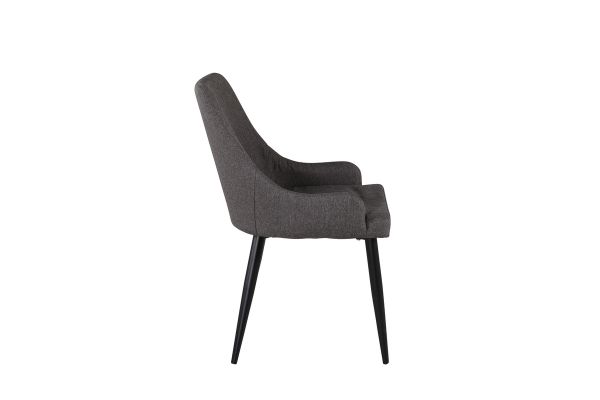 Imagine Vă rugăm să traduceți complet Plaza - Dining Chair 2-pack - Black/Dark Grey Ersätts av 27700-558