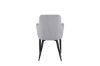 Imagine Vă rugăm să traduceți complet: Comfort Dining Chair - Black Legs / Light Grey Cordutoy