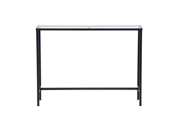 Imagine Dipp Side Table - Black  / Clear glass