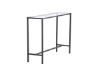 Imagine Dipp Side Table - Black  / Clear glass