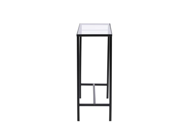 Imagine Dipp Side Table - Black  / Clear glass