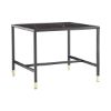 Imagine Dipp Square Sofa Table - 60*60*48 - Black / Brass