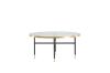 Imagine Bubbles Sofa Table ø98 - Brass / Pressed Glass