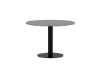 Imagine Masa de dining Razzia 106 cm - Terazzo gri / Negru