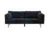 Imagine Boom Sofa - Black / Black Fabric / linen