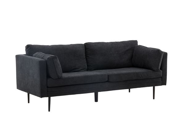 Imagine Boom Sofa - Black / Black Fabric / linen