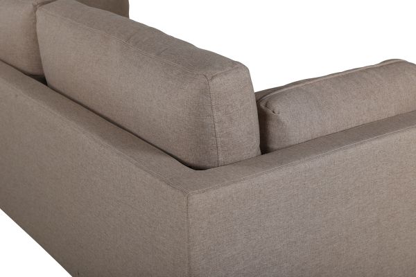 Imagine Boom Sofa - Black / Brown Fabric