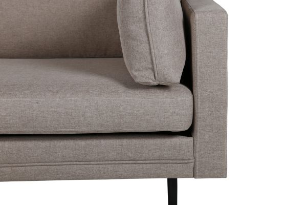 Imagine Boom Sofa - Black / Brown Fabric