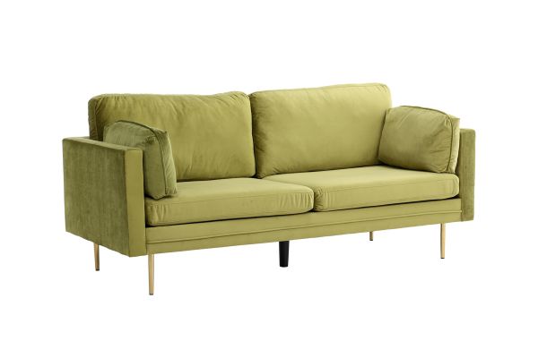 Imagine Boom - 3 seat sofa Velvet - Spring Green