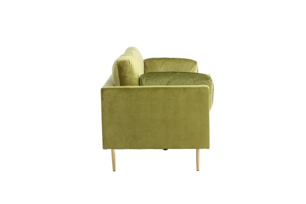 Imagine Boom - 3 seat sofa Velvet - Spring Green