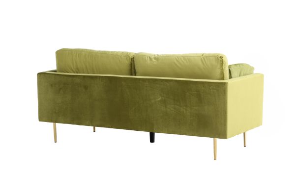 Imagine Boom - 3 seat sofa Velvet - Spring Green