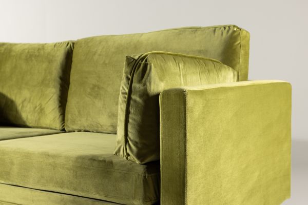 Imagine Boom - 3 seat sofa Velvet - Spring Green