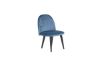 Imagine Scaun pentru copii complet tapitat Velvet Dining Chair XXS - Albastru Velvet