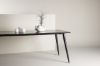 Imagine Masa de dining Dipp - 180*90cm - Furnir negru / picioare negre