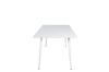 Imagine Masa de dining Polar de 180 cm - Blat alb / Picioare albe