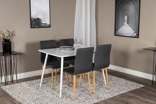 Imagine Windu Dining Chair 2-pack Grey / Oak Legs Ersätts av 29901-991