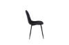 Imagine Vă rugăm să traduceți complet Polar Dining Chair 2-pack - Picioare negre - Material negru