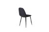 Imagine Vă rugăm să traduceți complet Polar Dining Chair 2-pack - Picioare negre - Material negru