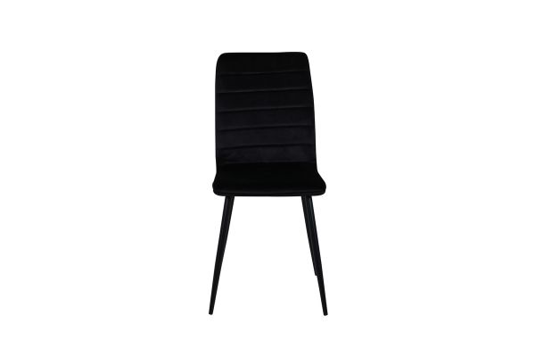 Imagine Windu Lyx Chair 2-pack - Negru / Catifea neagră