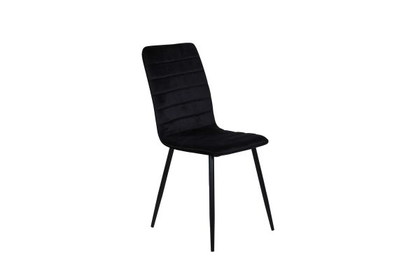 Imagine Windu Lyx Chair 2-pack - Negru / Catifea neagră