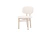 Imagine Fotoliul de dining Sia - Alb deschis / Boucle alb