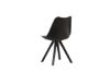 Imagine Setul de 2 scaune de dining Zeno - Negru / Negru PP