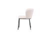 Imagine Setul de 2 scaune de dining Edina - Negru / Alb Boucle