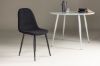 Imagine Setul de 2 scaune de dining Polar - Negru / Teddy Negru / FSC 100%