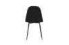 Imagine Setul de 2 scaune de dining Polar - Negru / Teddy Negru / FSC 100%