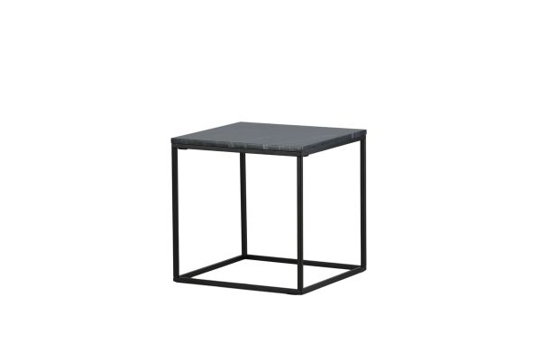 Imagine Va rog să traduceți complet Estelle Side Table Grey Marble / Matt Black