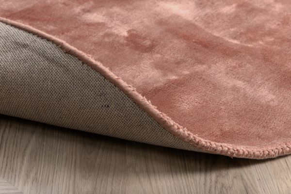 Imagine Indra Viscose Carpet - ø200cm - Dusty Pink