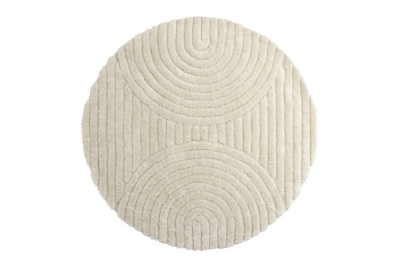 Imagine Niklas  Polyester - 200*200-  -Round-White