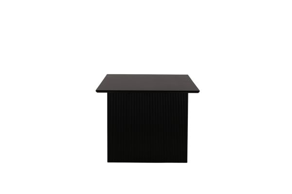 Imagine Masa de dining Vail - Negru / MDF Negru Fumat