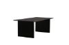 Imagine Masa de dining Vail - Negru / MDF Negru Fumat