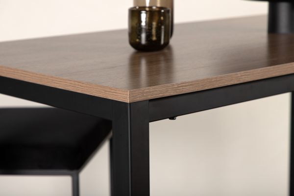 Imagine Va rugam sa traduceti complet Camden Bar Table - Walnut / Walnut MDF