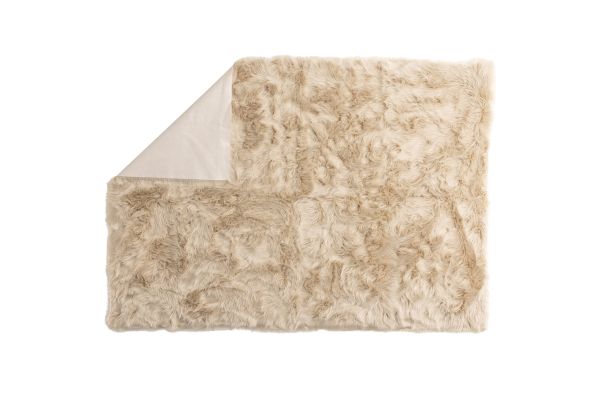 Imagine Katy Polyester Fake Fur - 230*160-  -Rectangular-Beige