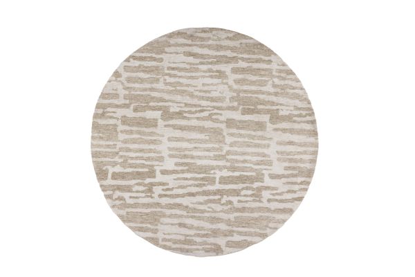 Imagine Milos Micropolyester - 200*200-  -Round-White/Beige