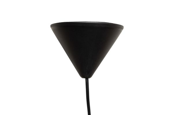 Imagine Lampa pendant Högbyn 30cm - Negru mat / Finisaj metalic de cupru