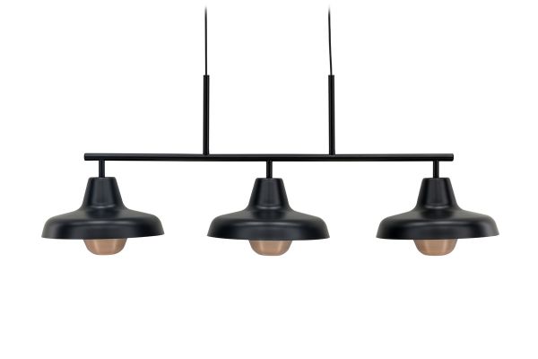 Imagine Vă rugăm să traduceți Stöten Pendant Lamp - Matte Black / Metal, Copper finish