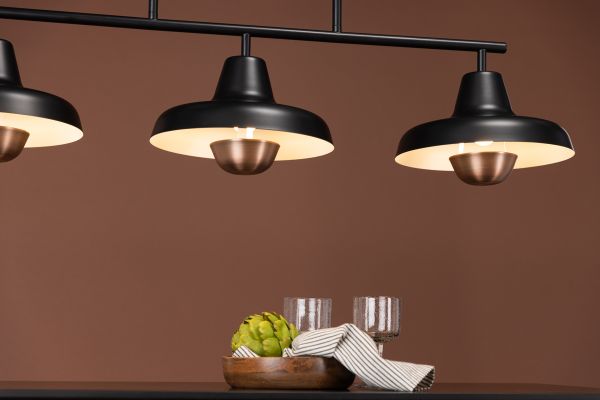 Imagine Vă rugăm să traduceți Stöten Pendant Lamp - Matte Black / Metal, Copper finish