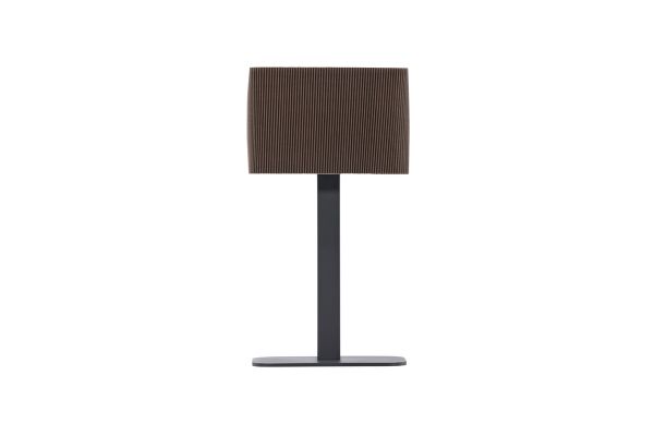 Imagine Lampa de masă Idre - Metal Negru / Material Textil Mocca